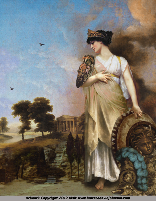 paintings of greek myth athina goddess art