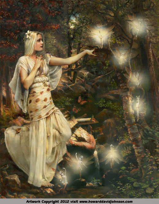 Faerie fary painting fantasy art