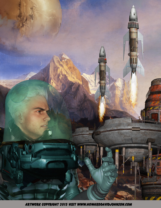 Science Fiction Art Have Space Suit Will Travel  Painting
