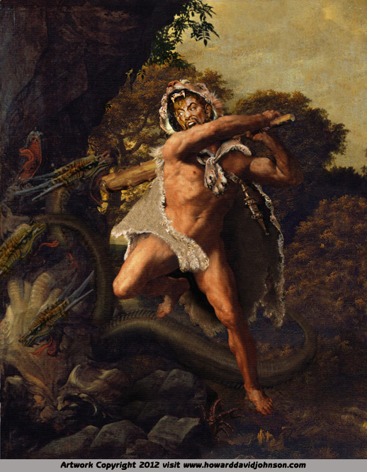 hercules greek myth fantasy art paintings of legend