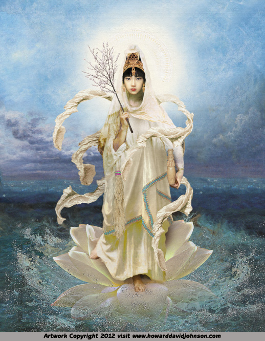 Asian myth goddess art 