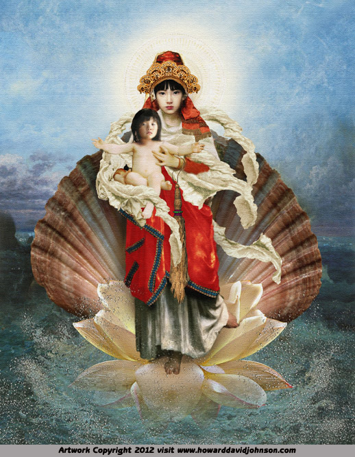 asian myth goddess art