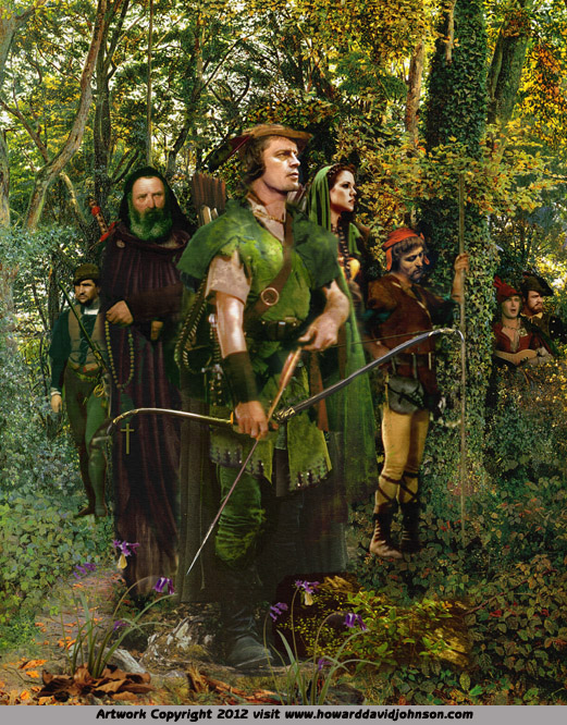 fantasy art legend of robin hood