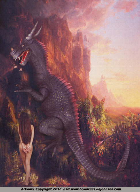 dragon art fantasy art painting
