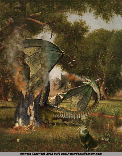 dragon art fanatasy painting
