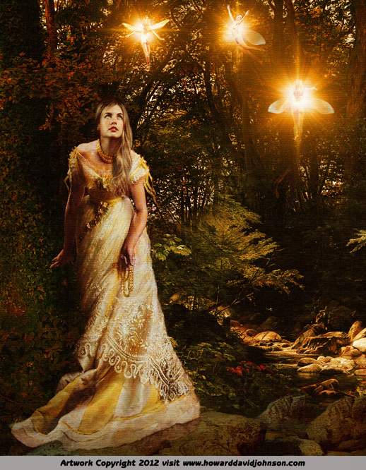 faerie art fary painting 