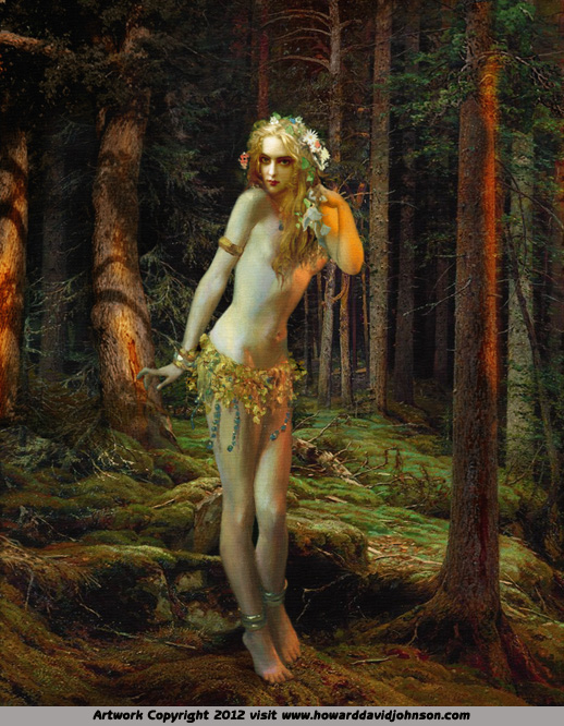Faerie fary painting fantasy art