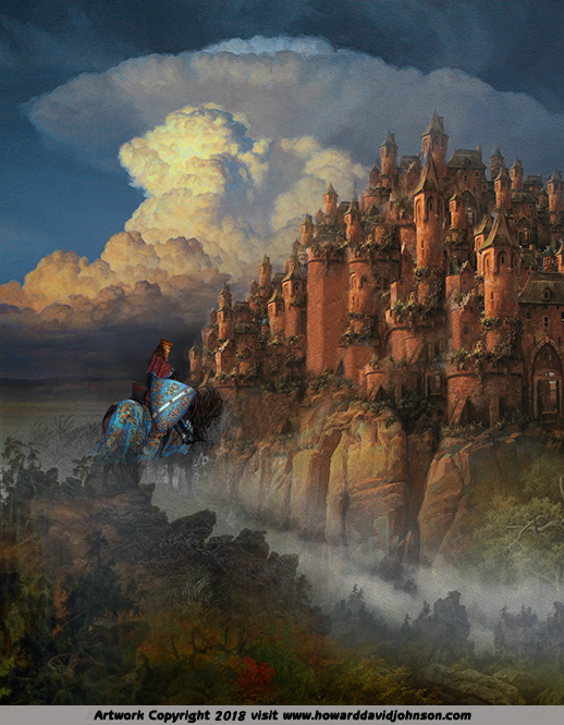 Paintings of King Arthur The Idylls of the King  