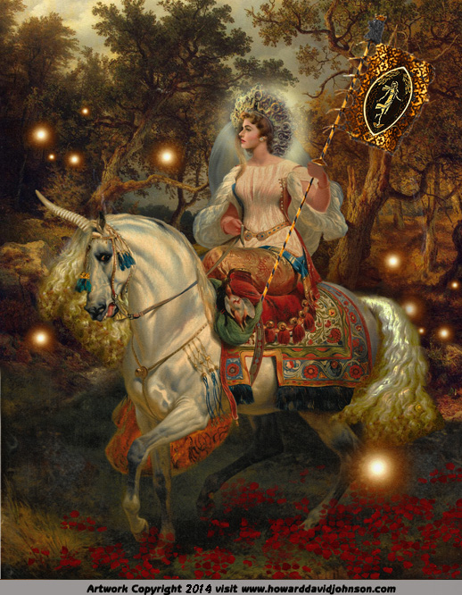 Ye Faerie Queene painting Howard David Johnson fairy queen